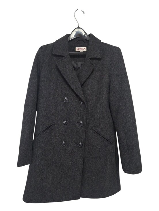 Merona Jackets & Blazers - Merona Dark Charcoal Double-Breasted Peacoat Womens Size Medium